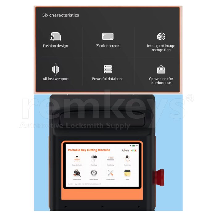 KYDZ Alien CNC Key Machine - 7-Inch Auto Touch Screen - Image 4