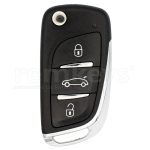 KYDZ Citroen Type 3Btn Flip Wireless Remote ID48 – YX-DS3-48