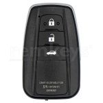 KYDZ Toyota Type 3Btn Universal Smart Remote - 4A - ZN39-4A