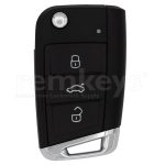 KYDZ VAG 3Btn Universal Flip Remote HU66 – ZN04